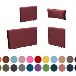 Custom covers fit Vallentuna backrest/armrest/cushions/sofa/sofa bed etc, hundreds of fabric options, multi color options