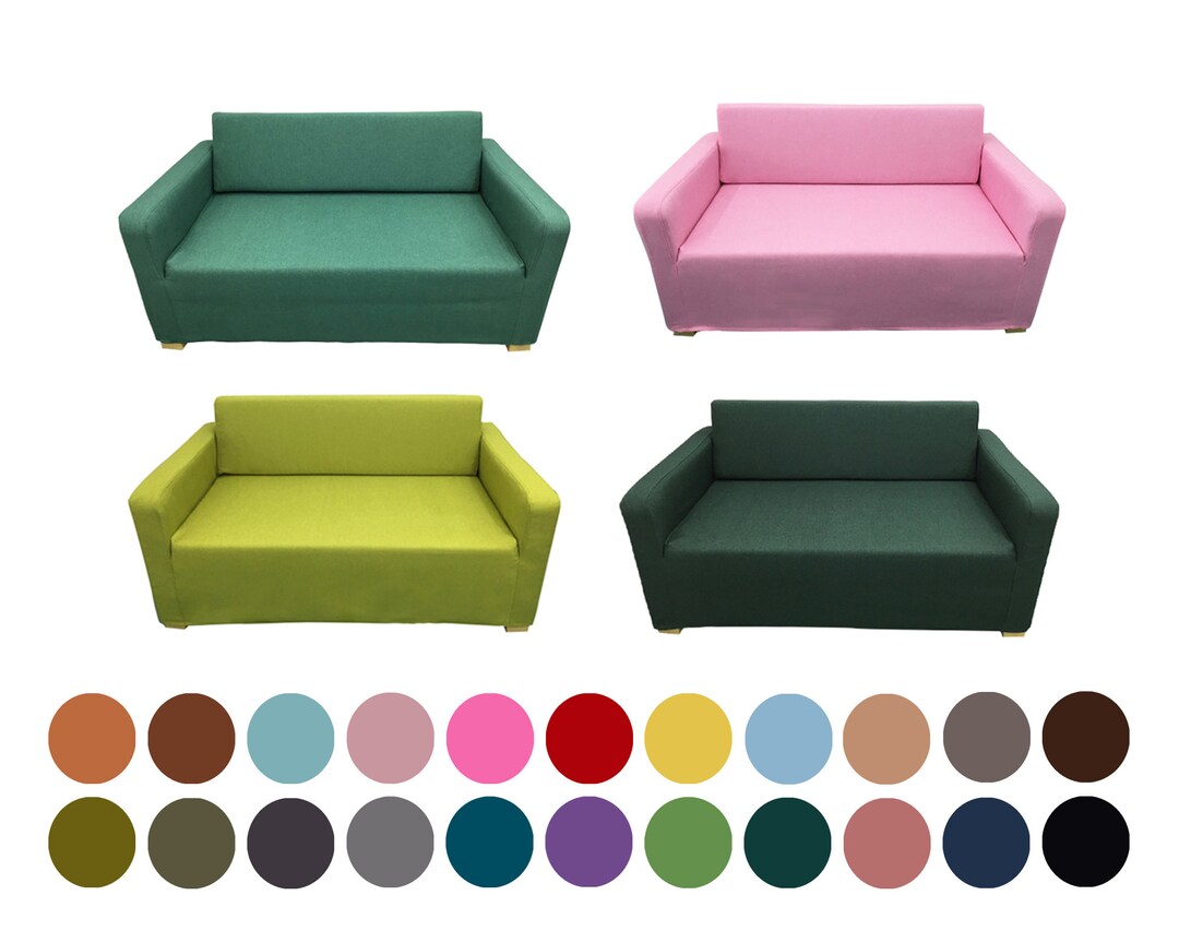 Solsta 2 Seat Sofa Bed Cover Custom Cover Fits Solsta 2 Seat Sleeper Sofa Hundreds of Fabric Options Multi Color Options Etsy