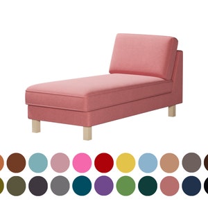 Sofa cover for  Karlstad Chaise longue,Slipcover,Karlstad chaise cover,Custom Made Cover,cotton cover,polyester cover