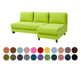 3er-Bettsofa mit Chaise Lounge Bezügen, Bezüge nach Maß für ALVDALEN 3er-Bettsofa mit Chaise, Alvdalen Bezüge