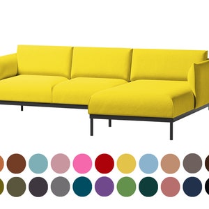 APPLARYD 3 seat sofa with chaise lounge cover,total sofa width 290cm/114 1/8 inches,custom made cover fits APPLARYD 3 seat sofa with chaise