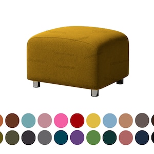 Klippan ottaman cover,Klippan ottaman, Slipcover,Klippan cover,Custom Made Cover,cotton cover,polyester cover