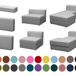Custom JÄTTEBO covers fit JÄTTEBO all models,Jattebo 1 seat sofa cover,Jattebo 1.5 seat sofa cover,Jattebo chaise cover,pillow covers,custom