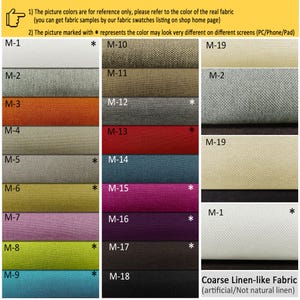 Kivik chaise lounge cover,Kivik 1 seater sofa cover,Kivik ottoman covers,500+ fabric options for custom made covers,custom made covers Coarse Linen like