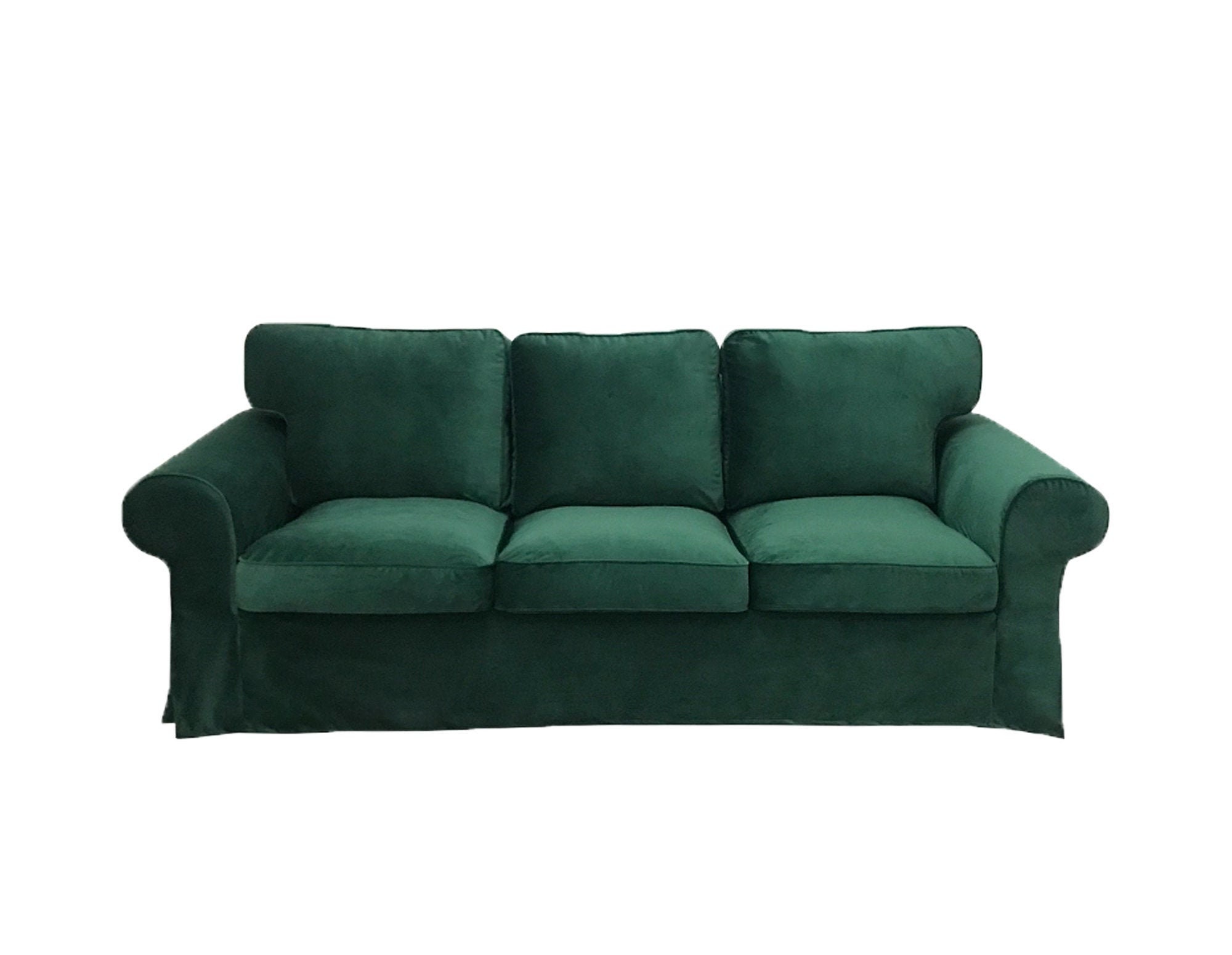 Ektorp 3 seat sofa cover replacementdark green coverEktorp Etsy