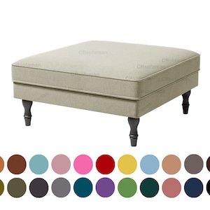 Custom made Stocksund Ottoman cover,Stocksund ottoman cover,stocksund, hundreds of fabrics options for personalization
