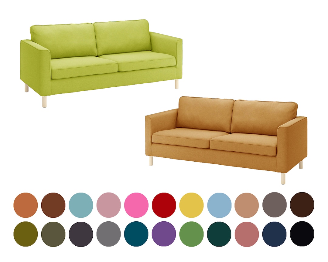 Parup 3 Seat Sofa Cover,sofa Total Width 206 Cm,custom Made Cover Fits Parup 3 Seat Sofa