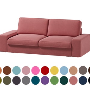 Sofa cover for kivik 3 seat sofa,width 228cm,89 3/4 inches,Kivik 3 seat cover,Kivik sofa cover,Kivik slipcover,kivik cover image 1
