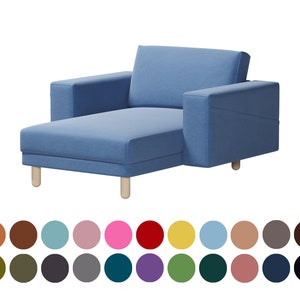 Capa de sofá para chaise longue norsborg, chaise longue, capa de sofá, capa Norsborg, capa feita sob medida, capa de algodão