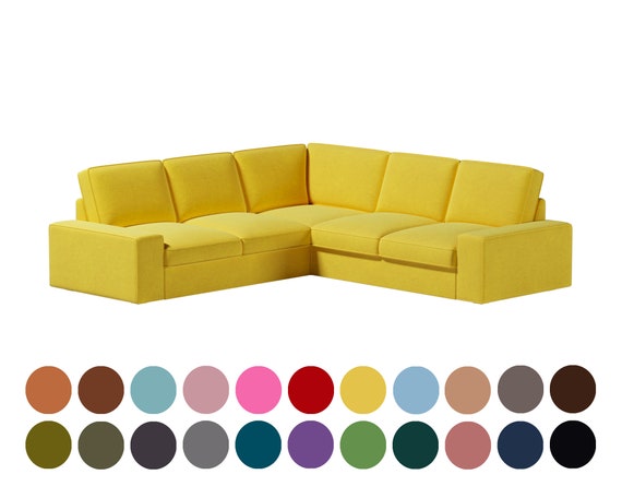 Sectional Sofa White Kivik Sofa Cover Sofa Cover For Kivik 2+2