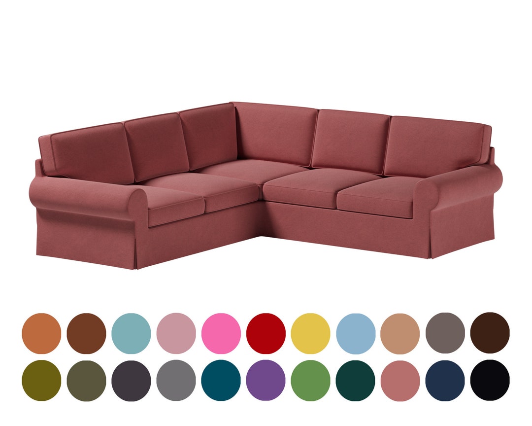 Uppland 22 Corner Sofa Cover, Custom Sofa Cover Fits Uppland 22 Corner