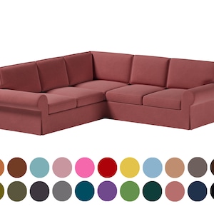 Uppland 2+2 corner sofa cover, Custom sofa cover fits Uppland 2+2 corner sofa, Hundreds of fabric options