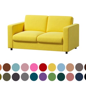 Vimle 2 seat sofa bed covers,total sofa width 203cm/79 7/8 inches,custom made covers fit Vimle 2 seat sofa bed,custom made vimle sofa covers