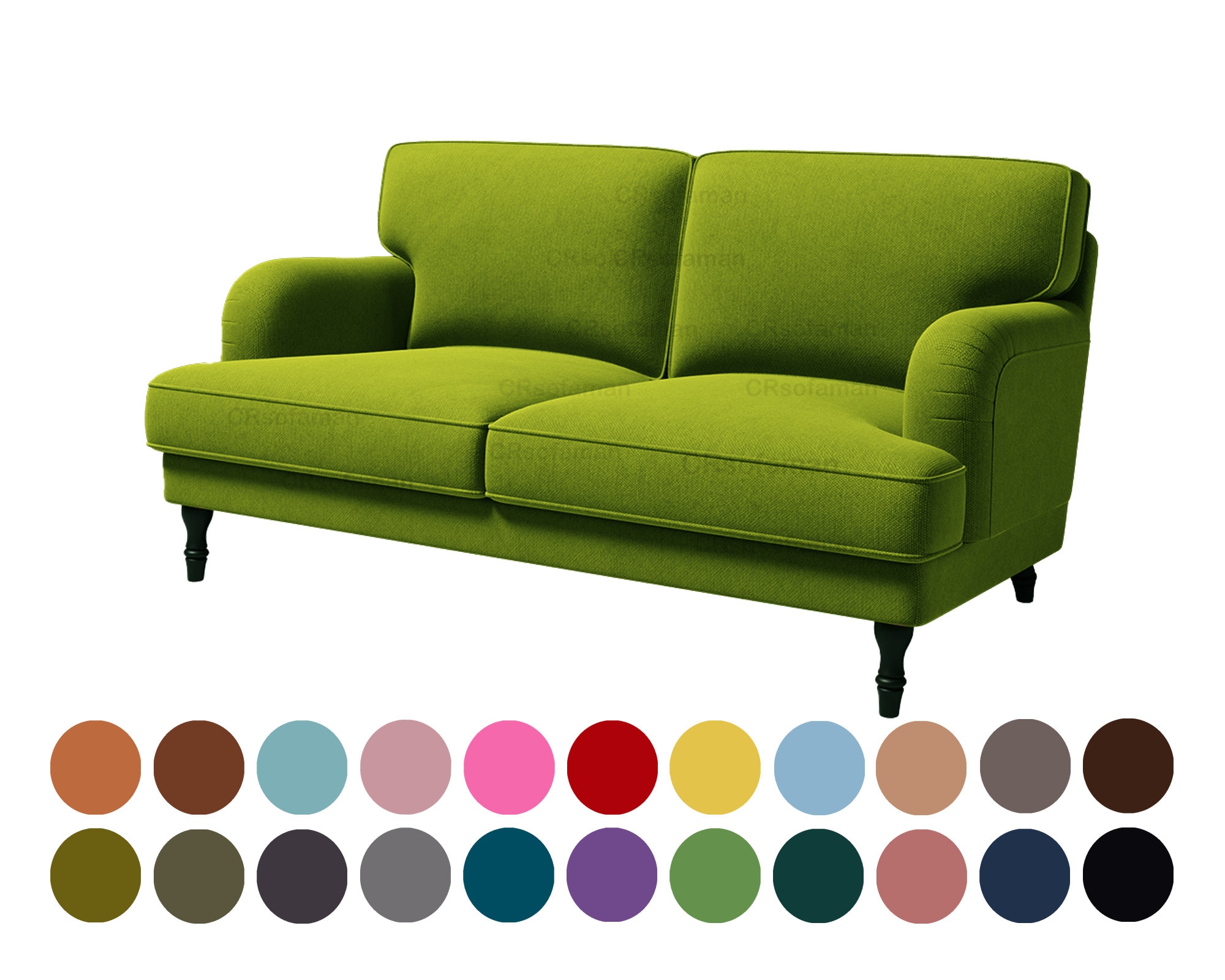 Stocksund 2 seat sofa covers,total width 154cm/60.6 inches,Stocksund loveseat covers,custom cover fits Stocksund 2 seat sofa,Stocksund sofa