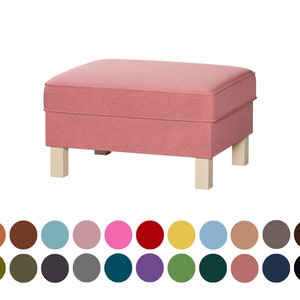 Sofa cover for Karlstad Ottoman,Slipcover,Karlstad ottoman cover,Karlstad Ottoman,Custom Made Cover,cotton cover,polyester cover