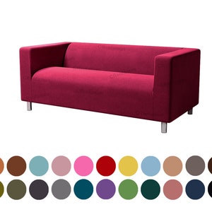 Klippan 4 seat sofa,cutom made covers fit Klippan 4 seat sofa,total sofa width 250cm/98.4 inches,Klippan sofa cover,Klippan ottoman cover