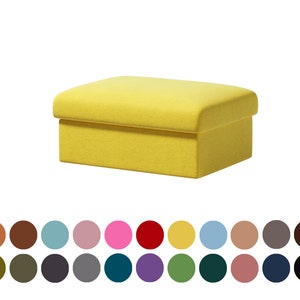 Custom covers fit Gronlid footstool,Gronlid ottoman cover replacement,hundreds of fabric options for personalization