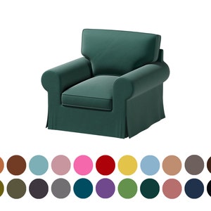 Custom made Ektorp armchair covers, more than 400 fabric options for personalization,replacement cover for Ektorp armchair,Custom Made Cover