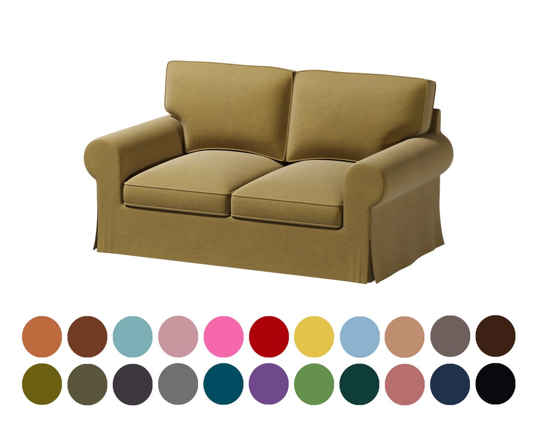 Custom Ektorp 2 Seat Sofa/2 Seat Sofa Bed Cover,400 Fabric Options