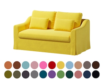 Farlov 2-Sitzer Sofa Bezug,Sofa Breite 178cm,Farlov 2er Sofa Bezug,Bezüge nach Maß für Farlov 2er Sofa,Hunderte von Stoffoptionen,
