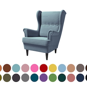 Custom made cover fits Strandmon armchair, Strandmon armchair,Strandmon armchair cover