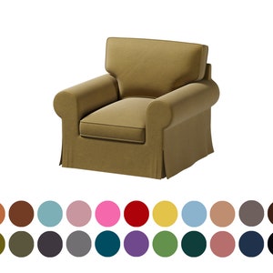 Ektorp armchair covers, custom made covers,400 fabric options, replacement cover for Ektorp armchair,Multi color,Custom Made Cover