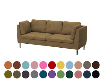 Stockholm 3er Set, handgefertigte Sofabezüge passend für das 3er Sofa
