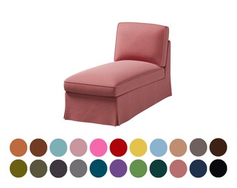 Ektorp chaise lounge cover,Ektorp cover, Slipcover,Ektorp chaise lounge cover without arm,cotton cover,polyester cover,velvet cover