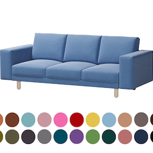 norsborg 3 seat sofa cover replacement, sofa cover,Norsborg cover,Custom Made Cover,Norsborg slipcover