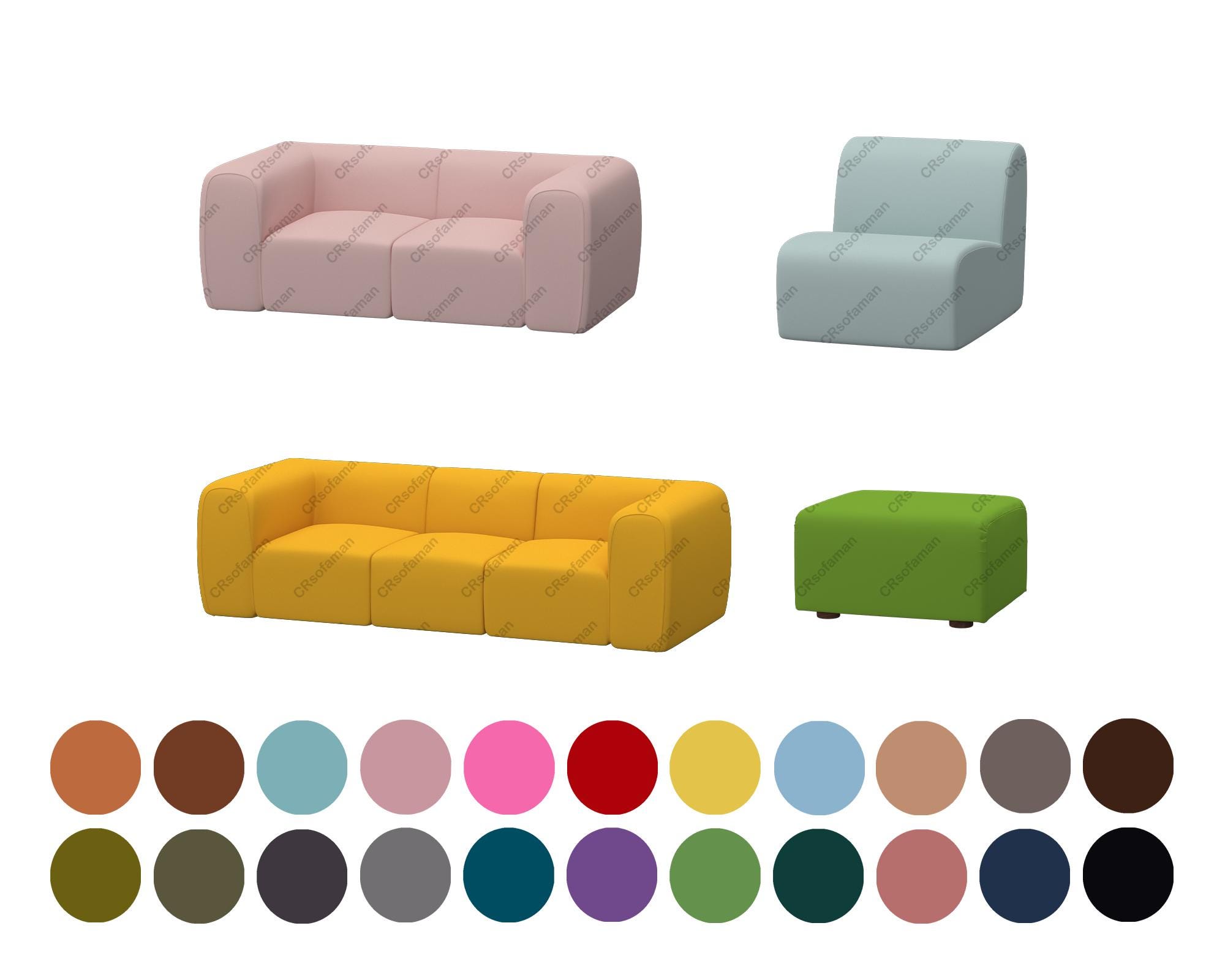 Ikea pouffe cover - Etsy 日本