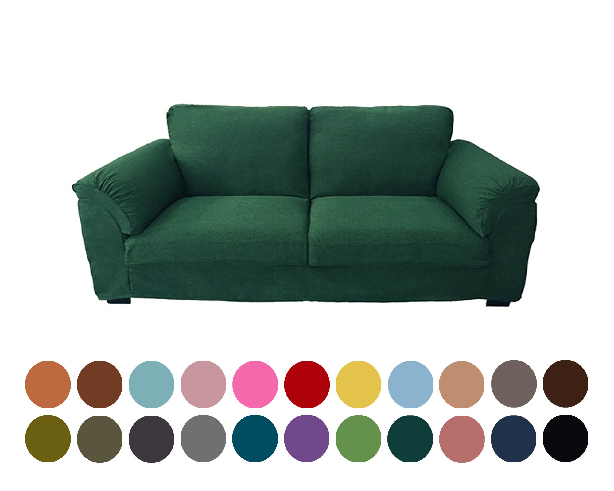 Tidafors 2 Seat Sofa Cover width 190 Cm custom Cover Fits Tidafors
