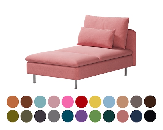 Soderhamn Chaise Lounge Cover custom Made Covers in Bean Paste