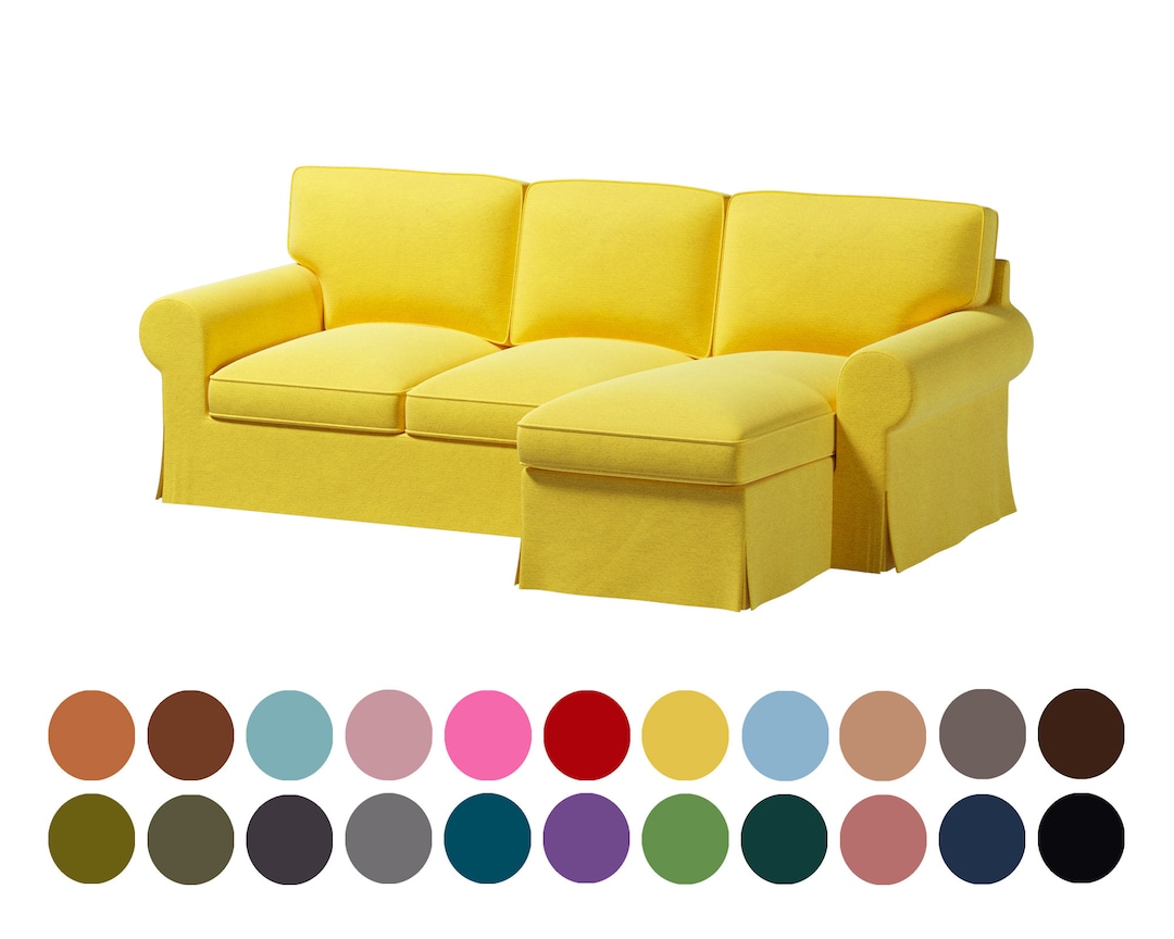 Sofa Cover for Uppland 2 Seat Sofa With Chaise Longue,uppland Cover