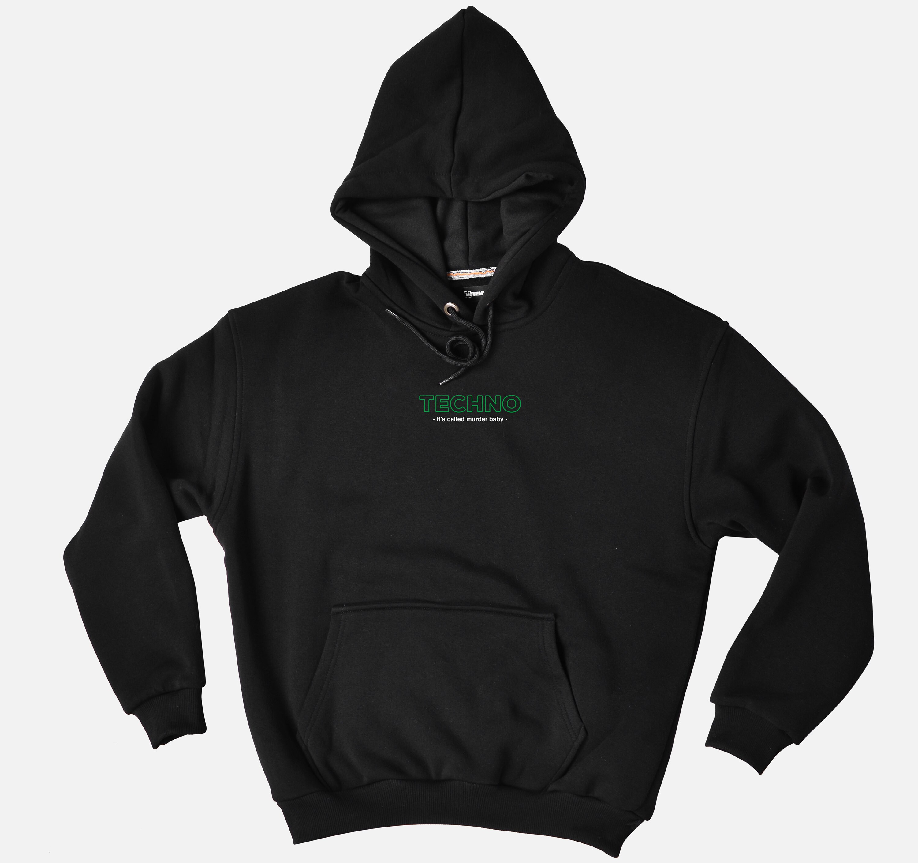 Download TECHNO Black Oversized Hoodie Cool Hoodie Hoodie Mockup | Etsy