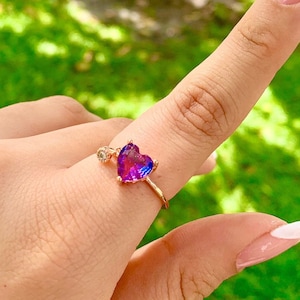 Purple heart store promise ring