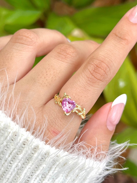 Pink stackable ring deals