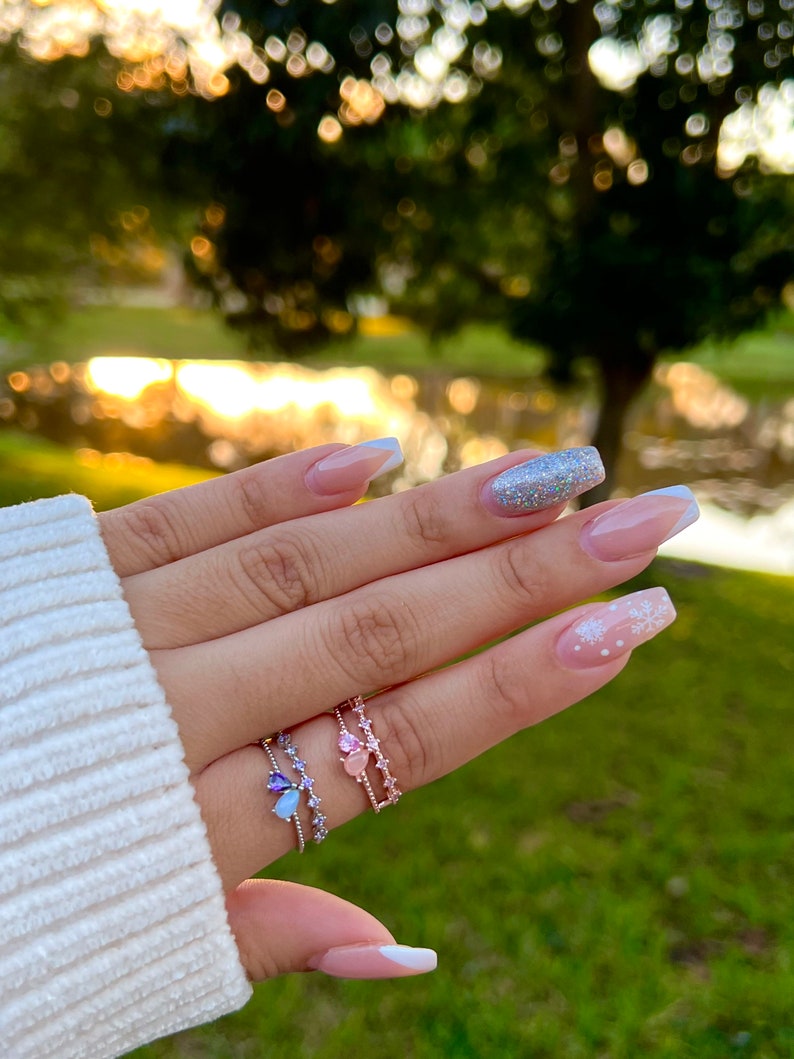 Promise Rings Korean Rings Cluster Rings Adjustable Rings Etsy