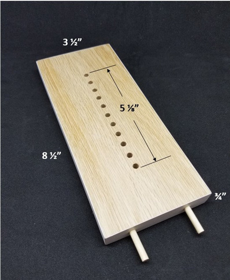 Hexbyfa US Bow Maker Wooden Bow Making Tool Adjustable Wood Ribbon