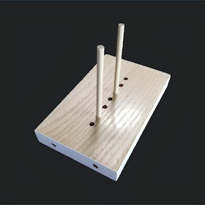 Crafter&#39;s Bow Maker, Wooden, Crafter’s Tool, Easy to Use, Makes Perfect Bows from 1/2 to 3 1/4 Inches