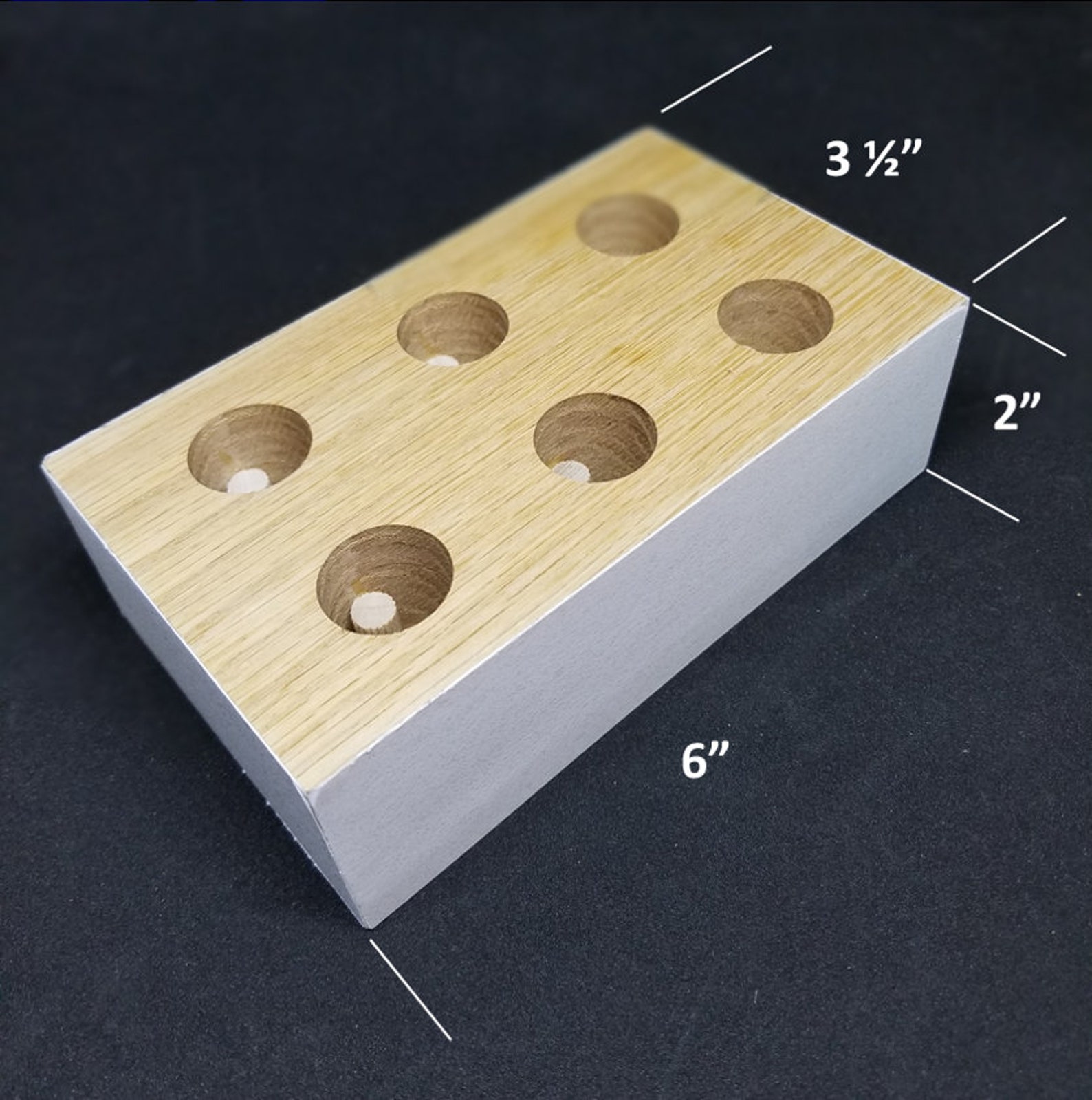 Blending Brush Holder Wooden Crafters Tool Etsy