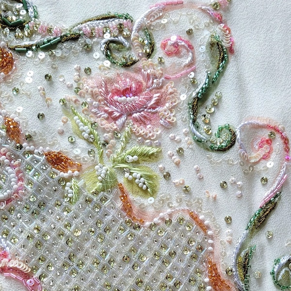 VERMONT HAUTE COUTURE Baroque Embroidery Sample
