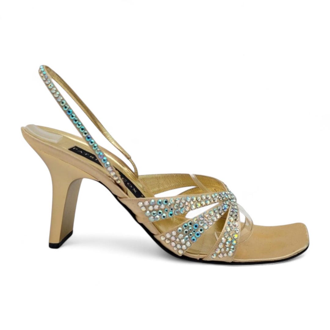PATRICK COX Vintage 1990s / 2000s Rhinestones Sandals - Etsy