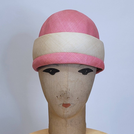 VINTAGE JEAN-CHARLES BROSSEAU CLOCHE HAT JEAN-CHARLES BROSSEAU Vintage 1960s Sonia Delaunay-inspired  main image 2