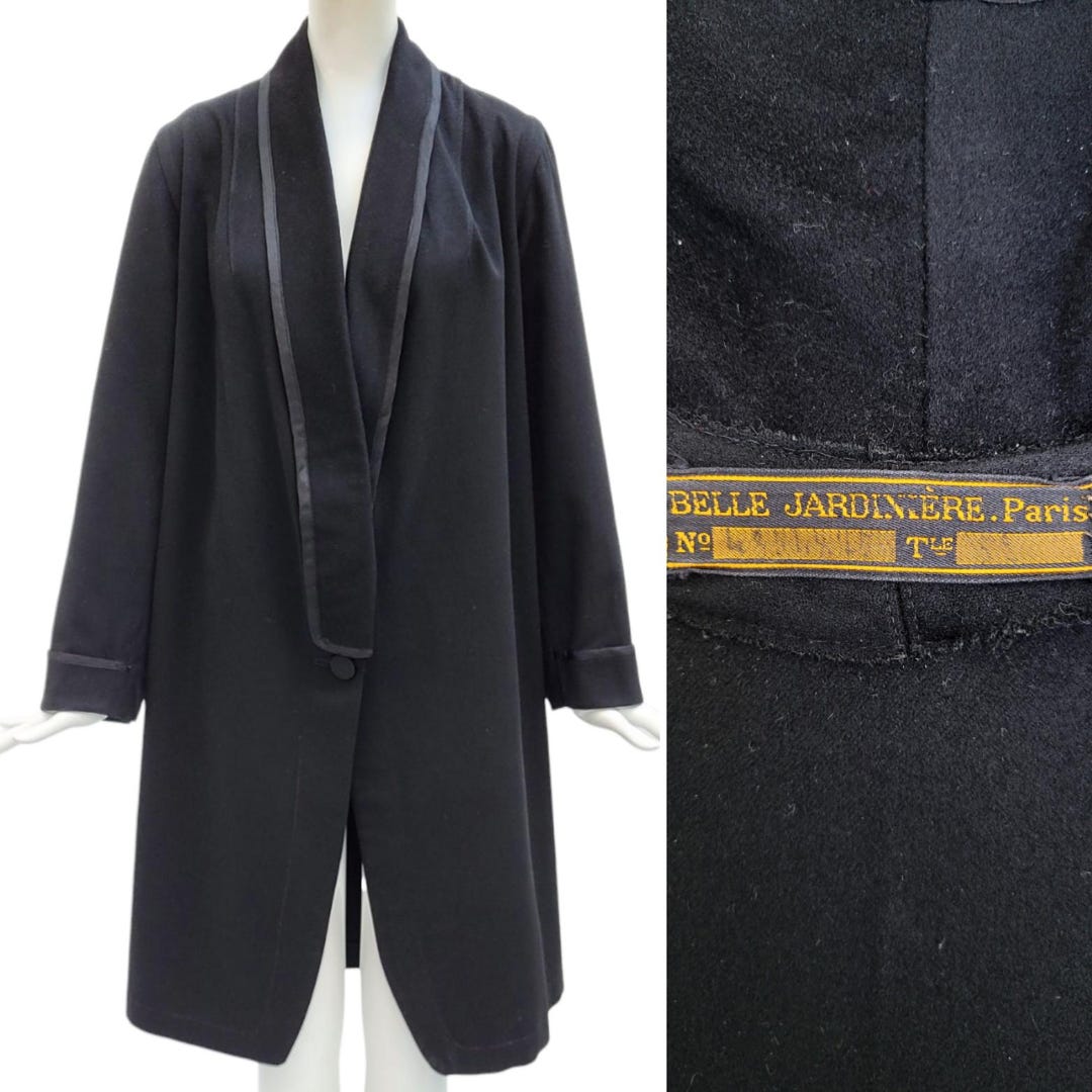 Belle Jardiniere Paris】1920年代 ダスターコート BELLE JARDINIERE