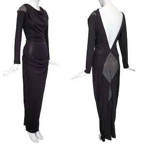 VIVIENNE WESTWOOD Vintage Rhinestones Black Evening Dress