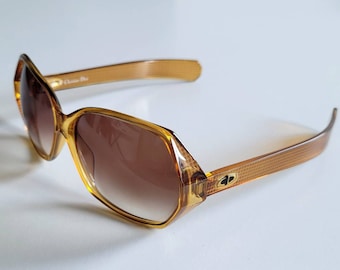 CHRISTIAN DIOR ヴィンテージ 1970 年代 オレンジ サングラス - Etsy 日本