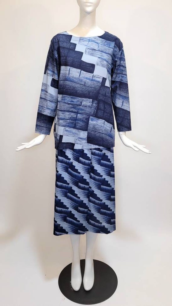 ISSEY MIYAKE Vintage S/S 1988 Printed Cotton Top - Etsy Hong