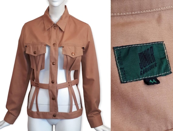 JEAN PAUL GAULTIER Vintage S/S 1989 Cage Pink Jacket - Etsy