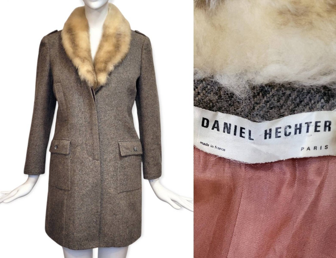 Designer Mantel Daniel Hechter Wollmantel Damen Weste Strickwesten