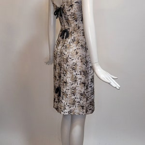 PIERRE BALMAIN FLORILÈGE Vintage 1960s Cocktail Dress image 5